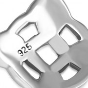 Tiny Celtic Knot Silver Pendant, pn407